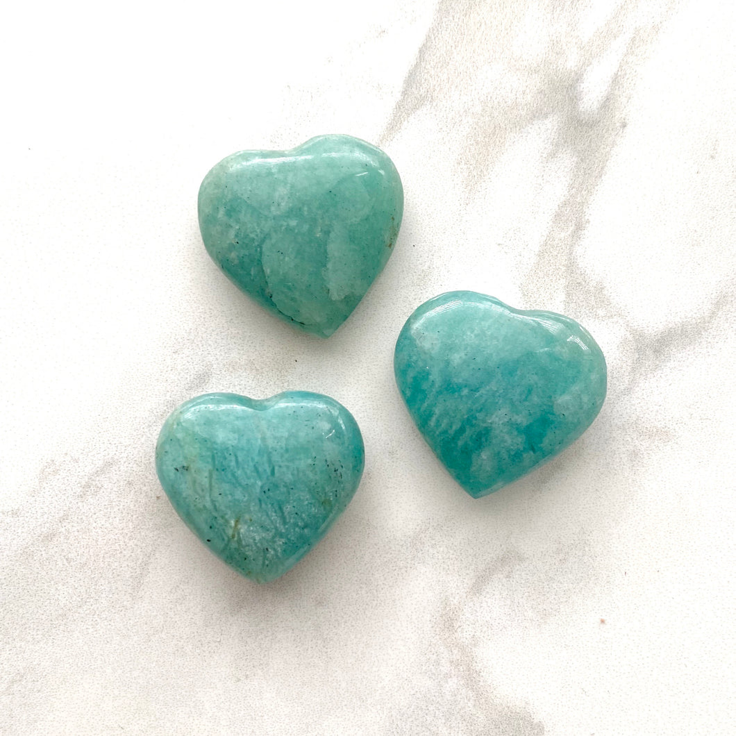 Amazonite Heart (3cm)